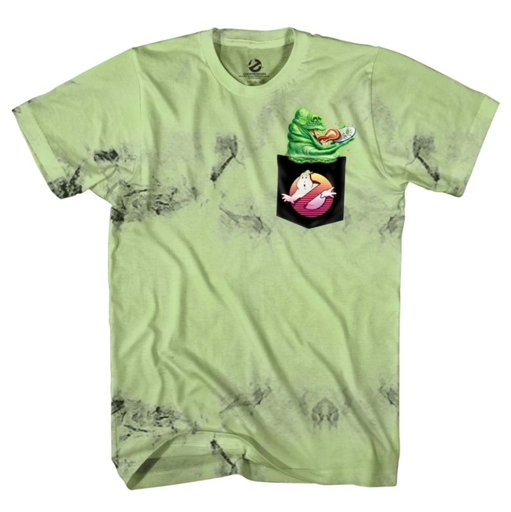 New Ghostbusters Slimer Pocket T-Shirt